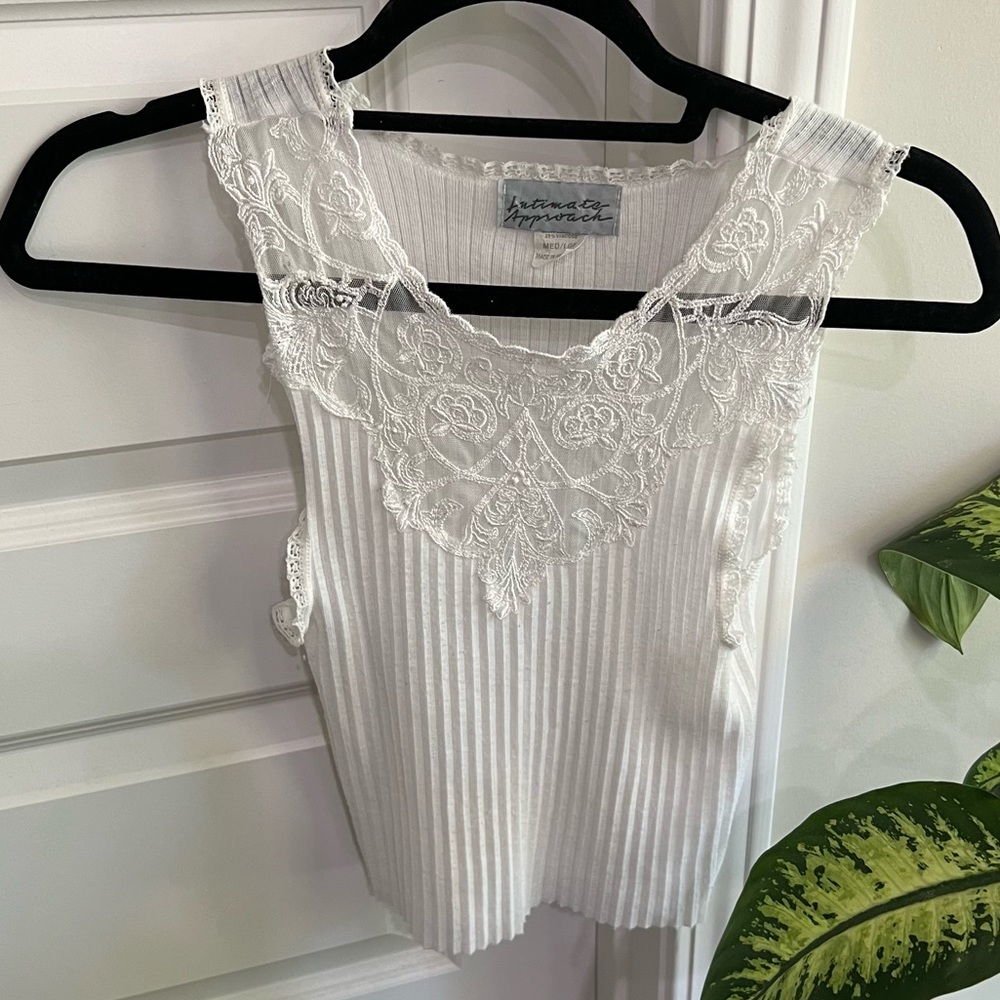 Vintage Lace Crop Top